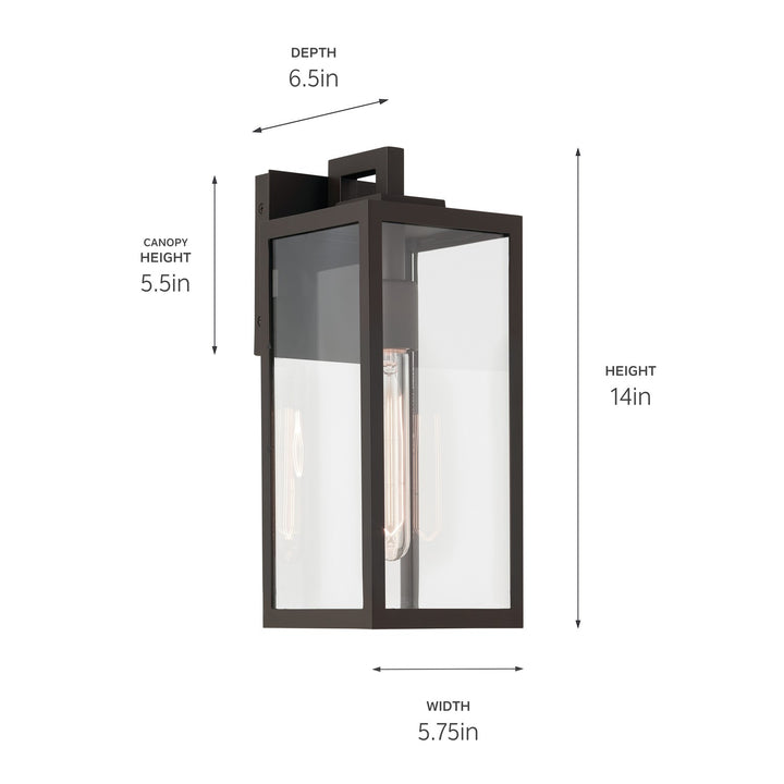 Kichler One Light Outdoor Wall Mount