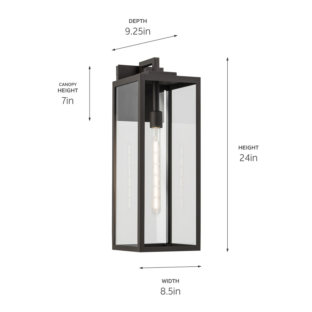 Kichler One Light Outdoor Wall Mount