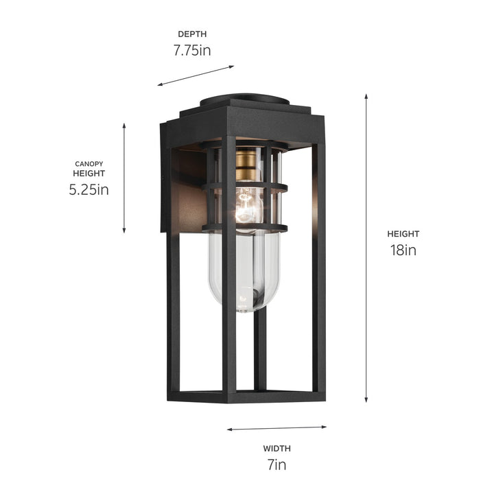 Kichler One Light Outdoor Wall Mount