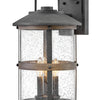 Lakehouse LED Outdoor Lantern in Aged Zinc