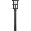 Lakehouse LED Post Top or Pier Mount Lantern in Black