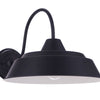 Landmark One Light Outdoor Wall Mount in Midnight