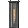 Langston LED Wall Mount Lantern in Black