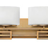 Lanza Four Light Bath in Brushed Bronze