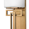 Lanza One Light Bath Sconce in Brushed Bronze