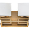 Lanza Two Light Bath in Brushed Bronze