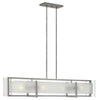 Latitude LED Linear Chandelier in Brushed Nickel