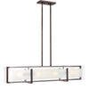 Latitude LED Linear Chandelier in Oil Rubbed Bronze
