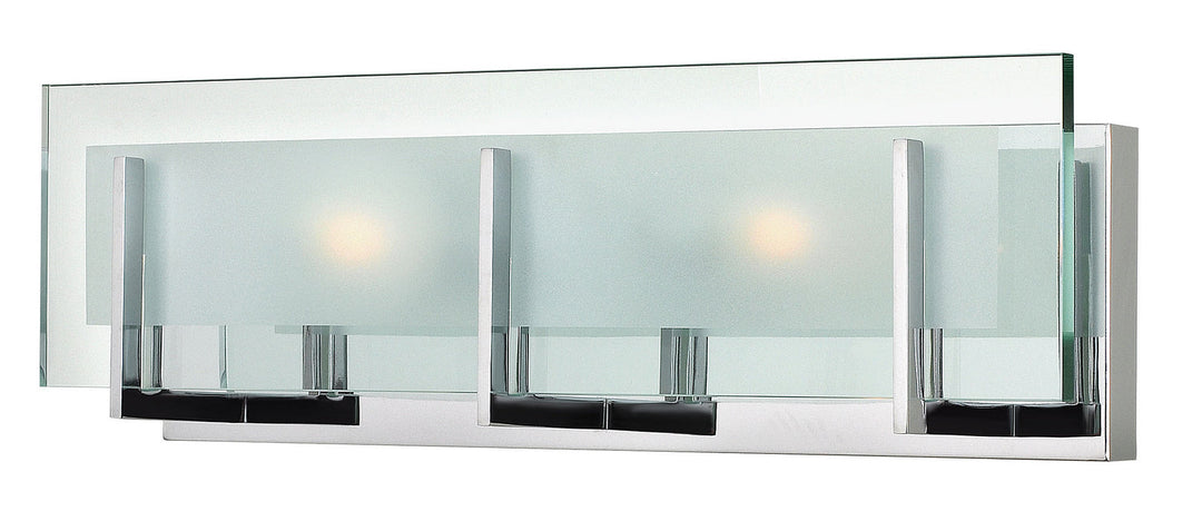 Latitude Two Light Bath in Chrome