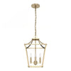 Laurel Ridge Four Light Pendant in Alturas Gold