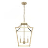 Laurel Ridge Four Light Pendant in Alturas Gold