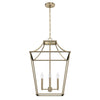 Laurel Ridge Four Light Pendant in Alturas Gold