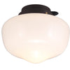 LED Fan Light Kit in Textured Brown