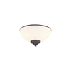 LED Fan Light Kit in Textured Brown