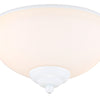 LED Fan Light Kit in White