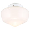 LED Fan Light Kit in White