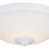 LED Fan Light Kit in White