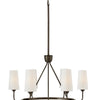 Lewis LED Pendant in Black Oxide