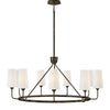 Lewis LED Pendant in Black Oxide