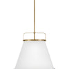 Lexi LED Pendant in Lacquered Brass