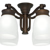 Light Kit Four Light Outdoor Fixture in Maiden Bronze