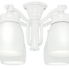 Light Kit Four Light Outdoor Fixture in Snow White