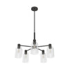 Lochemeade Five Light Chandelier in Noble Bronze