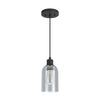 Lochemeade One Light Mini Pendant in Natural Black Iron