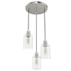Lochemeade Three Light Cluster in Brushed Nickel