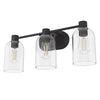 Lochemeade Three Light Vanity in Noble Bronze