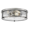 Lowell LED Flush Mount in Antique Nickel