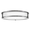 Lowell LED Flush Mount in Antique Nickel