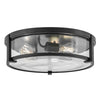 Lowell LED Flush Mount in Black