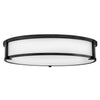 Lowell LED Flush Mount in Black