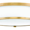 Lowell LED Flush Mount in Brushed Bronze