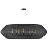 Luca LED Chandelier in Black