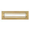 Lucien LED Vanity in Lacquered Brass