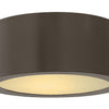 Luna LED Flush Mount in Bronze