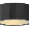 Luna LED Flush Mount in Satin Black