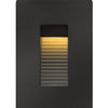 Luna LED Step Light in Satin Black