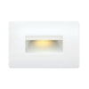 Luna LED Step Light in Satin White