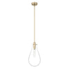 Lundin One Light Pendant in Alturas Gold