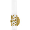 Lyra LED Wall Sconce in Lacquered Brass