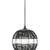 Maddox LED Hanging Lantern in Black