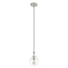 Maple Park One Light Mini Pendant in Brushed Nickel