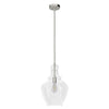 Maple Park One Light Pendant in Brushed Nickel