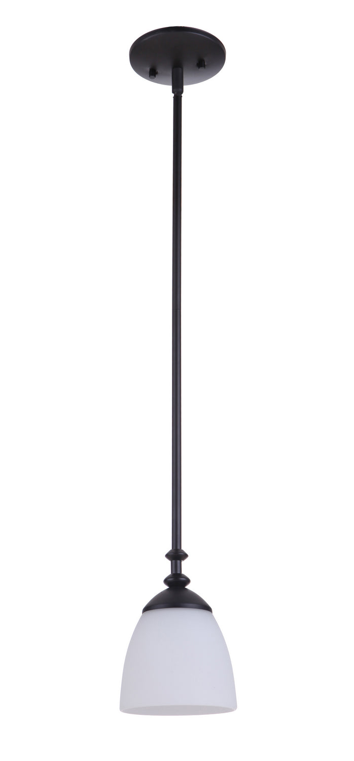 Marlowe One Light Mini Pendant in Flat Black