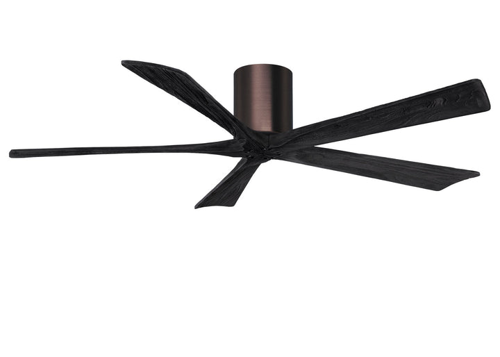 Matthews Fan Company Irene 5H 60" Indoor/Outdoor DC Hugger Ceiling Fan with Remote and Wall Control