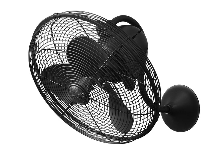 Matthews Fan Company Laura 16" Indoor/Outdoor Oscillating DC Wall Fan with Remote