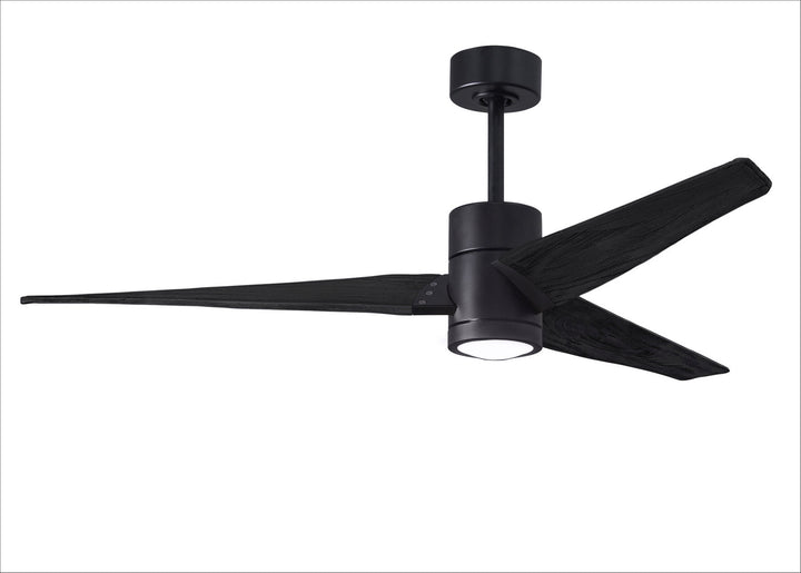 Matthews Fan Company Super Janet 60"Indoor/Outdoor DC LED Ceiling Fan with Remote and Wall Control